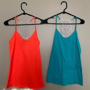 rue 21 tanks ($10 each or both for $15)